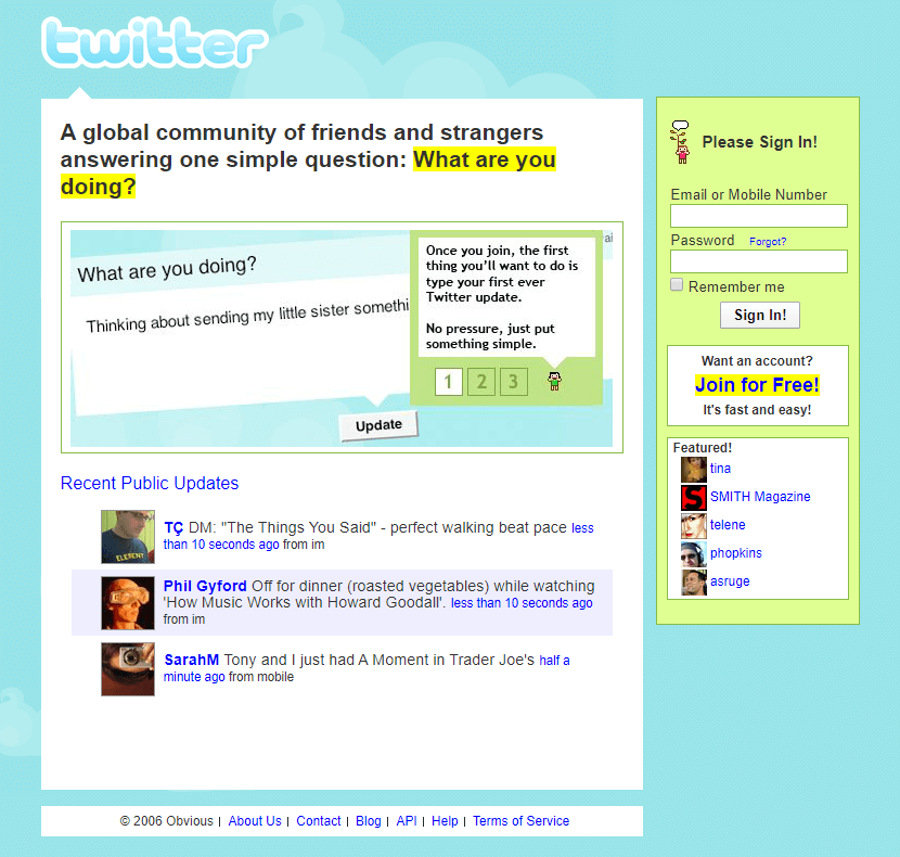 Twitter.com, 19 years ago