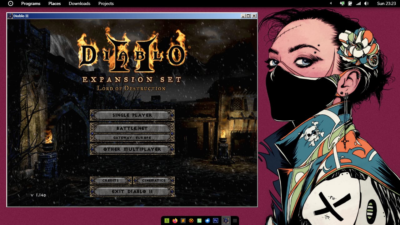 Screenshot of Nokia Booklet running Windows 7